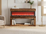 Electric Fireplace Old Wood 102 x 30 x 94 cm Engineered wood 8021125