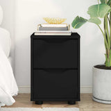 Bedside Table Black 30.5 x 30 x 43 cm Engineered Wood 888799