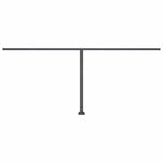 Freestanding Manual Retractable Awning 600x300 cm Cream 3069797