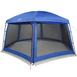 ZNTS Pool Tent with Removable Fly & Mesh Walls Azure Blue 618x532 cm 4100628