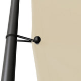 Gazebo Beige 3x3 m 180 g/m Fabric and Steel 362463