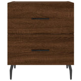 Bedside Cabinets 2 pcs Brown Oak 40x35x47.5 cm Engineered Wood 827355