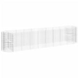 Gabion Raised Bed Galvanised Iron 500x100x100 cm 152048