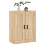 Wall Mounted Cabinet Sonoma Oak 69.5x34x90 cm Engineered Wood 830383