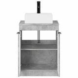 Bathroom Furniture Set Concrete Grey Engineered Wood 3404243