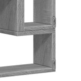 Wall Shelf Grey Sonoma 96x12x64 cm Engineered Wood 840805