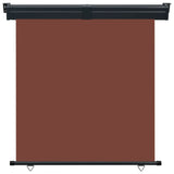 ZNTS Balcony Side Awning 175x250 cm Brown 48441