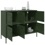 Sideboard Olive Green 100.5x39x79 cm Steel 843100