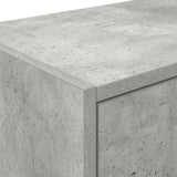 Garage Wall Cabinets 2 pcs Concrete Grey Engineered Wood 860650