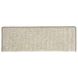 Stair Mats 15 pcs 65x21x4 cm Silver Rectangular Edge 326907