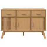 Sideboard OLDEN Brown 114x43x73.5 cm Solid Wood Pine 358603