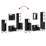 Bathroom Furniture Set Black 3214825