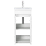 Bathroom Vanity with Sink White 42 x 40 x 84.5 cm 890768