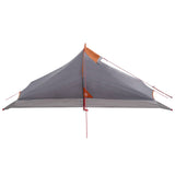 Backpacking Tent Grey and Orange 4-Person 42018573