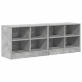 Bed Cabinet 2 pcs Concrete Grey 66 x 33 x 48 cm Engineered Wood 893726