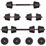 2-in-1 Dumbbell Set 40kg Black and Red Cement and Iron Sand 3442915