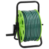 Free Standing Green Hose Reel with 30 m Hose PVC 3281515