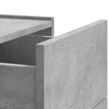 Wall-mounted Bedside Cabinets 2 pcs Concrete Grey 45x30x35 cm 848332