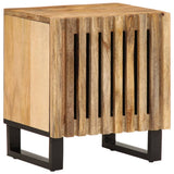 Bedside Cabinets 2 pcs 40x34x46 cm Solid Wood Rough Mango 377417