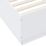 Bed Frame without Mattress White 100x200 cm 3209716