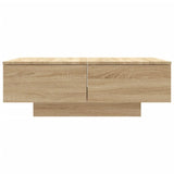 ZNTS Coffee Table Sonoma Oak 90x60x31 cm Engineered Wood 804178