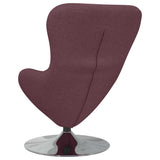 Egg Chair Purple 63 x 73 x 90 cm Fabric 42002740