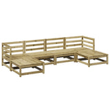 6 Piece Garden Sofa Set Impregnated Wood Pine 3299566