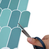 Feather Tile 20 pcs Blue 30 x 30 cm Polyurethane and PET 42046208