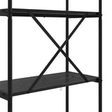 Bookshelf Black Oak 80 x 30 x 183 cm Engineered wood 879833