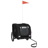 Pet Bike Trailer Black Oxford Fabric and Iron 93877