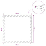 Floor Mats 40 pcs Wood 14.4 m EVA Foam 42040727