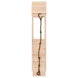 Playhouse with Climbing Wall Solid Wood Pine 3156898