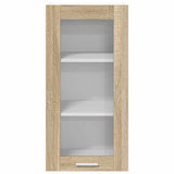 Hanging Cabinet with Storage 2 pcs Sonoma Oak 40 x 31 x 80 cm 884303