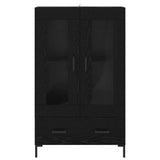Highboard Black Oak 69.5 x 31 x 115 cm Engineered Wood 882525