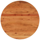 Table Top 90x3.8 cm Round Solid Wood Acacia 370057