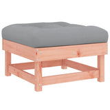 Garden Footstools with Cushions 2pcs Solid Wood Douglas 825469