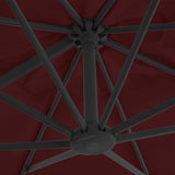 Cantilever Garden Parasol with Aluminium Pole Bordeaux Red 400x300 cm 312315
