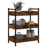 Kitchen Trolley Smoked Oak 50x30x70 cm Engineered Wood 842358