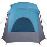 Camping Tent Cabin 5-Person Blue Waterproof 94753