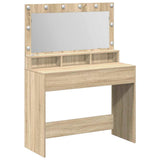 Dressing Table Sonoma Oak 100 x 41 x 135 cm Engineered Wood 865102