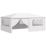Professional Party Tent with Side Walls 4x6 m White 90 g/m 48527