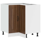 Kitchen Corner Base Cabinet Kalmar Brown Oak Engineered Wood 853514