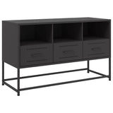 TV Cabinet Black 100.5x39x60.5 cm Steel 846542