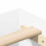 Bed Frame without Mattress White 160x200cm Engineered Wood 3329030