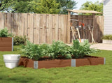 Garden Planter Brown 150x100 cm Solid Wood Pine 3295414
