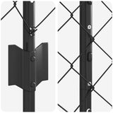 Fence and Post Grey 1.2 x 25 m Steel 3336281