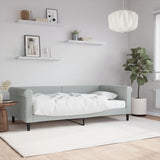 Daybed with Mattress Blue Light Grey 90x190 cm Velvet 3197859