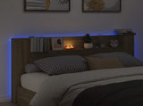 Headboard Cabinet with LED Sonoma 180 x 16.5 x 103.5 cm 8006545
