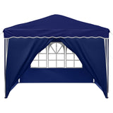 Pop-up Party Tent 288 x 288 x 245 cm Blue Oxford Fabric 42019769
