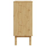 Drawer Cabinet OTTA 76.5x39.5x90cm Solid Wood Pine 348582